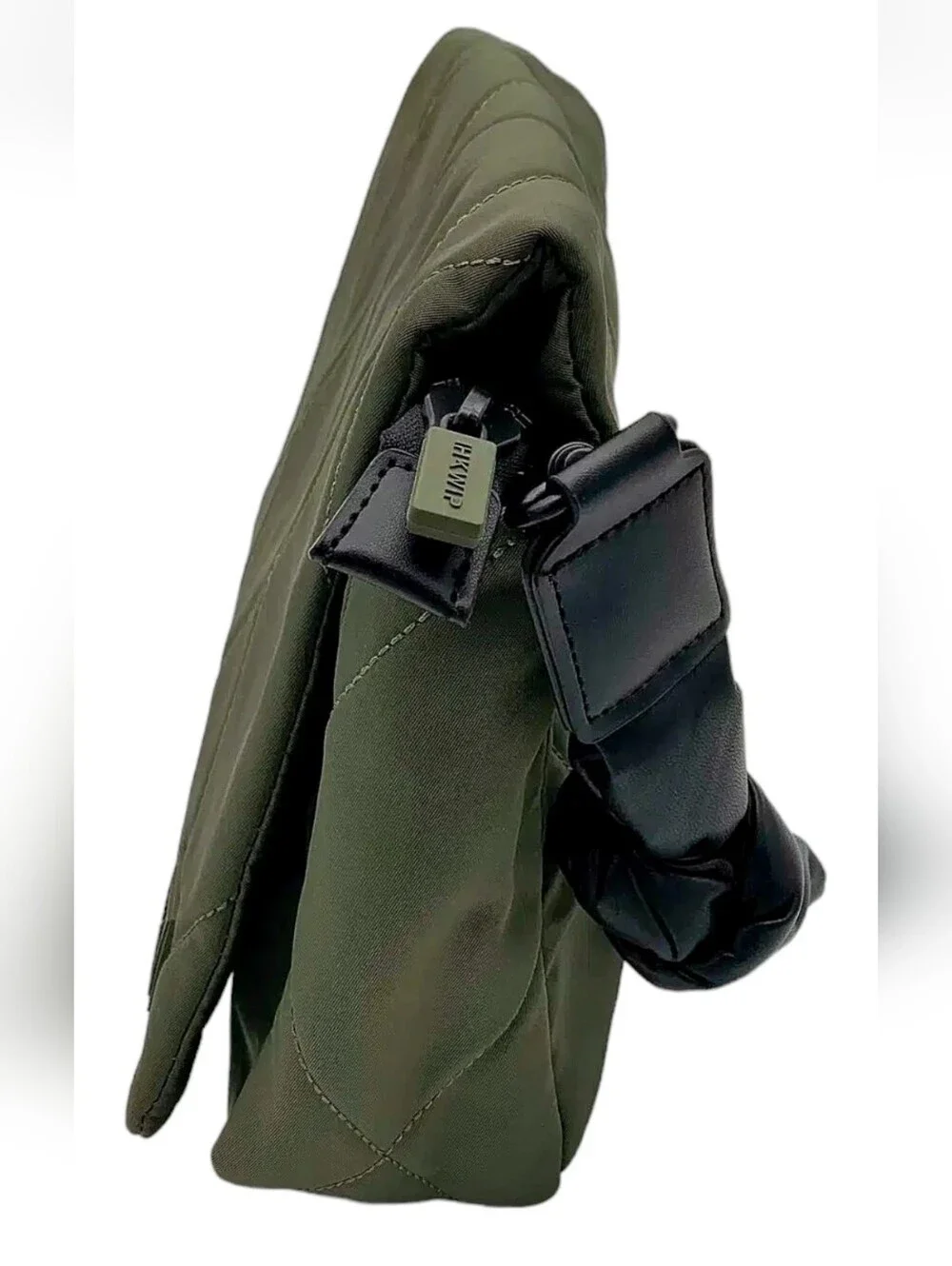 IHKWIP X Shawn Killingher Quilted Olive Green Crossbody Bag NWOT